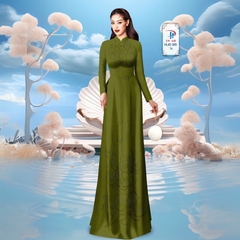 TÂY ĐÔ - VẢI MAY ÁO DÀI LỤA TÔ CHÂU IN 4D HỌA TIẾT HOA LAN SIÊU ĐẸP