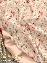 Tây Đô - Vải May Áo Dài Hoa Nhí, Cúc Họa Mi Siêu Đẹp