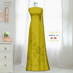 Vải Áo Dài Lụa Tô Châu In 4D – Họa Tiết Hoa Hồng Bông Tà – Đa Dạng Màu Sắc