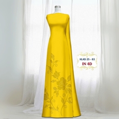 Vải Áo Dài Lụa Tô Châu In 4D – Họa Tiết Hoa Hồng Bông Tà – Đa Dạng Màu Sắc