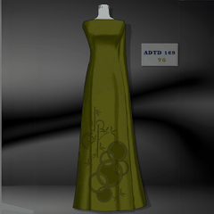 Vải Áo Dài Tây Đô – Lụa Tô Châu In 4D – Họa Tiết Cây Trúc & Trống Đồng – Đa Dạng Màu Sắc