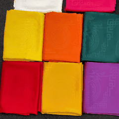 🎋 Tây Đô - Vải May Áo Dài Lụa Tô Châu In 4D | Họa Tiết Cây Trúc & Chữ Hỷ Sang Trọng