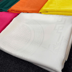 🎋 Tây Đô - Vải May Áo Dài Lụa Tô Châu In 4D | Họa Tiết Cây Trúc & Chữ Hỷ Sang Trọng