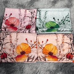 Tây Đô - Vải May Áo Dài Hoạ Tiết Hoa Nhẹ Nhàng, Màu Ngọt, Chất Liệu Vải Gấm Hoa Mai