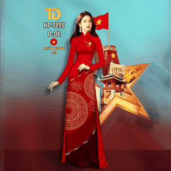 VẢI ÁO DÀI TÂY ĐÔ – HỌA TIẾT TRỐNG ĐỒNG, HOA SEN, CỜ VIỆT NAM