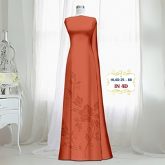 Vải Áo Dài Lụa Tô Châu In 4D – Họa Tiết Hoa Hồng Bông Tà – Đa Dạng Màu Sắc