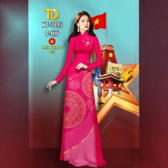 VẢI ÁO DÀI TÂY ĐÔ – HỌA TIẾT TRỐNG ĐỒNG, HOA SEN, CỜ VIỆT NAM