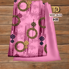 Vải May Áo Dài Họa Tiết Lá Trúc In 3D – Thanh Lịch & Tinh Tế