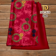 Vải May Áo Dài Họa Tiết Lá Trúc In 3D – Thanh Lịch & Tinh Tế