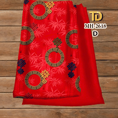 Vải May Áo Dài Họa Tiết Lá Trúc In 3D – Thanh Lịch & Tinh Tế