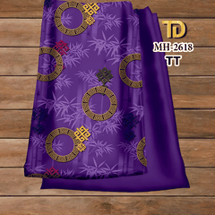 Vải May Áo Dài Họa Tiết Lá Trúc In 3D – Thanh Lịch & Tinh Tế