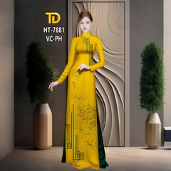 Vải May Áo Dài Tây Đô – Lụa Tô Châu In 3D Họa Tiết Hoa Sen Cao Cấp