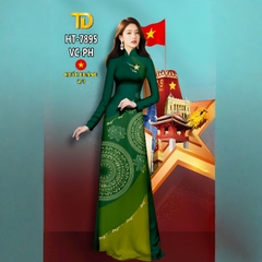 VẢI ÁO DÀI TÂY ĐÔ – HỌA TIẾT TRỐNG ĐỒNG, HOA SEN, CỜ VIỆT NAM