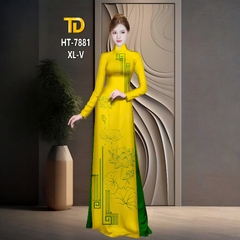 Vải May Áo Dài Tây Đô – Lụa Tô Châu In 3D Họa Tiết Hoa Sen Cao Cấp