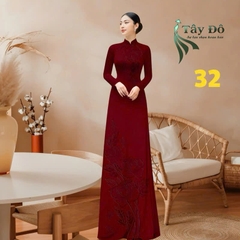 Tây Đô - Vải May Áo Dài - Lụa Tô Châu In 4D, Hoạ Tiết Hoa Hồng