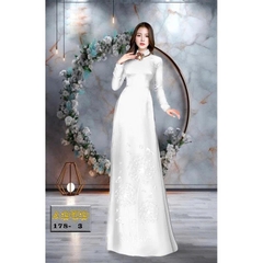 Tây Đô - Vải May áo Dài Lụa Tô châu in 4D , Hoạ Tiết Hoa Gió Siêu Đẹp Họa Tiết Đơn giản Nhẹ Nhàn