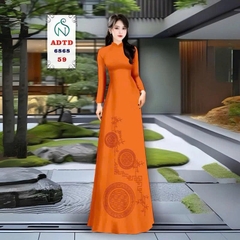 🎋 Tây Đô - Vải May Áo Dài Lụa Tô Châu In 4D | Họa Tiết Cây Trúc & Chữ Hỷ Sang Trọng