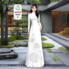 🎋 Tây Đô - Vải May Áo Dài Lụa Tô Châu In 4D | Họa Tiết Cây Trúc & Chữ Hỷ Sang Trọng