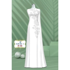 TÂY ĐÔ - VẢI MAY ÁO DÀI LỤA TÔ CHÂU IN 4D CAO CẤP HỌA TIẾT IN CHÌM TRÊN VẢI