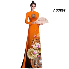 Tây Đô - Vải May Áo Dài Họa Tiết Hoa Sen - Trống Đồng Chất Liệu Lụa Hồng Anh Cao Cấp