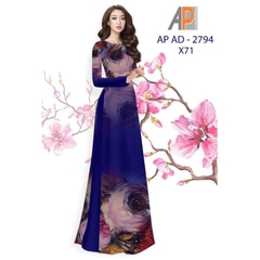 Tây Đô - Vải May Áo Dài Lụa Hồng Anh Siêu Đẹp | Họa Tiết Hoa Tà & Hoa Ngực Phối Hoa Mờ Tinh Tế