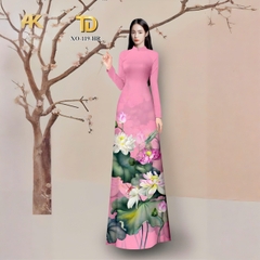 TÂY ĐÔ - VẢI ÁO DÀI HỌA TIẾT HOA SEN MỚI NHẤT, LỤA HỒNG ANH CO DÃN 4 CHIỀU