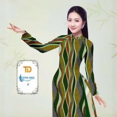 Tây Đô – Vải May Áo Dài Lụa Hồng Anh In 3D Họa Tiết Lập Thể Mới Nhất