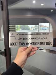 Mặt biển chức danh Inox
