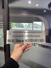Mặt biển chức danh Inox