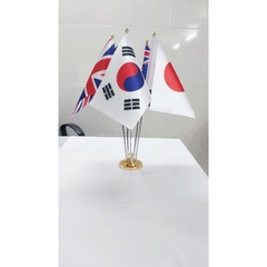 Cờ để bàn - 5 Nước - Đế Kim Loại - Cờ tùy chọn