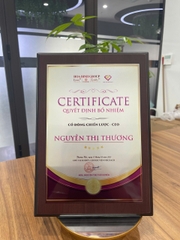 Kỷ Niệm Chương Gỗ Nhôm In - Mẫu 1