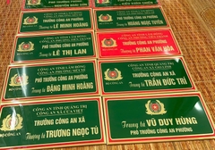 Mặt Biển Chức Danh Đồng 0,2mm