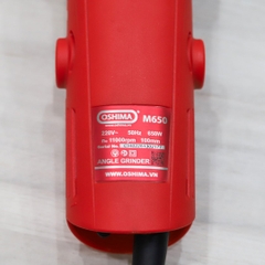Máy mài góc Oshima M650 650W Đỏ Điện 1 pha