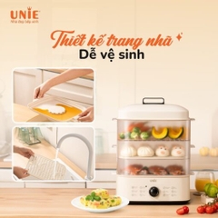 Nồi hấp UNIE UE560 dung tích lớn 18L, 3 tầng hấp, 12 tính năng tiện lợi