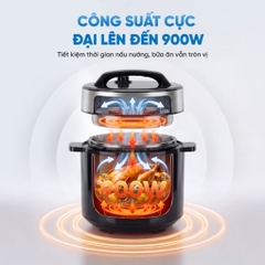 Nồi áp suất điện KALITE KPC6001, Hầm nhanh mềm nhừ, 12 chế độ nấu tự động