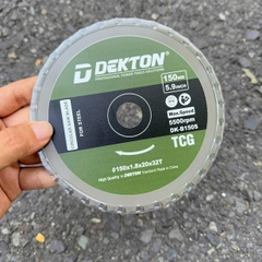 Lưỡi Cắt Hợp Kim Đa Năng Dekton 150MM DK-B150S 32 Răng, Tốc Độ 5500RPM