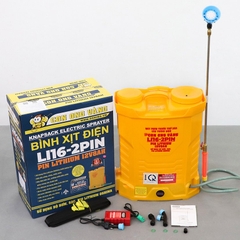 Máy phun thuốc trừ sâu, côn trùng điện CON ONG VÀNG Li16-pin Vàng Pin lithium 12V8Ah