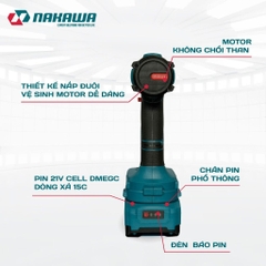 Máy siết bu lông pin NAKAWA NK-BM21/350PRO