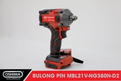 Mở bu lông pin lithium Oshima MBL21V-NG380N-D2 (Thân máy)