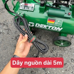 Máy nén khí không dầu 23L 1.8HP Dekton DK-AC3925PLUS (tay kéo dài)