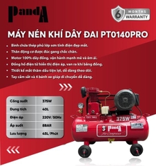 Máy nén khí dây đai PANDA PT0140PRO (375W - 40 Lít)