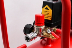 Máy nén khí Oshima 40-3.0 3.0HP Đỏ Điện 1 pha (Không dầu,nhanh,dây đồng)