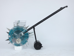 Máy tra hạt và phân bón Huspanda HGH 120TS (12 răng)