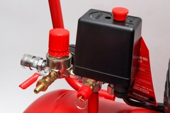 Máy nén khí Oshima 40-3.0 3.0HP Đỏ Điện 1 pha (Không dầu,nhanh,dây đồng)