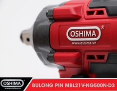 Mở bu lông pin lithium Oshima MBL21V-NG500N-D3 (Thân Máy)