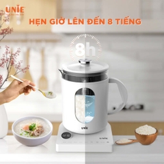 Ấm siêu tốc cao cấp 6 chức năng UNIE UEK1782W – Hẹn giờ, tùy chỉnh nhiệt độ nước