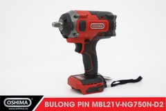 Mở bu lông pin lithium Oshima MBL21V-NG750N-D2 (Thân máy)