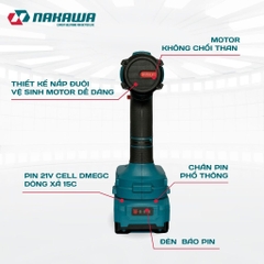 Máy siết bu lông pin NAKAWA NK-BM21/550PRO