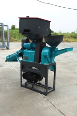 Khung, cối xát nghiền gạo Huspanda HNF-4UDP (Pulley đảo chiều - Không Motor - Không sàng lọc sạn rung)