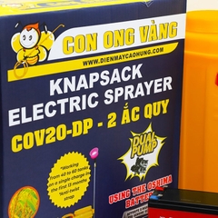 Máy phun thuốc trừ sâu, côn trùng điện Con Ong Vàng COV20-DP-ắc qui